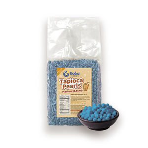 Perlas de Tapioca de Color Azul Oscuro de Cocción Instantánea KEI FU, para Té de Burbujas Boba, Suministro Directo de Fábrica, Certificación HALAL/HACCP, Origen Taiwán - Product Image 1
