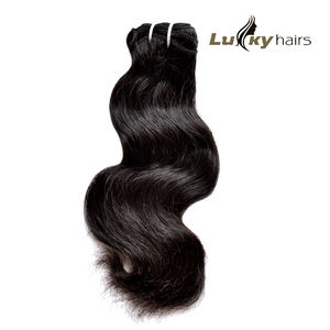 100% cheveux humains vierges bruts os droit cuticule alignée gros faisceaux de cheveux vietnamiens, cheveux ondulés vierges de haute qualité - Product Image 3