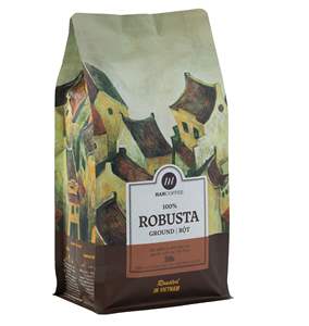 Hancoffee <b>Roasted</b> Ground Coffee 500g/<b>bag</b> Vietnam Arabica Robusta Neutral Taste OEM/ODM Cheap Price - Product Image 4