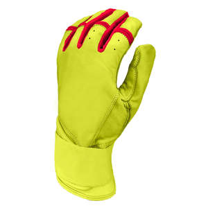 Dernier design, qualité supérieure, cuir, paume antidérapante, respirant, fermeture auto-agrippante, personnalisé, ambidextre, batte de baseball pour adulte - Product Image 3