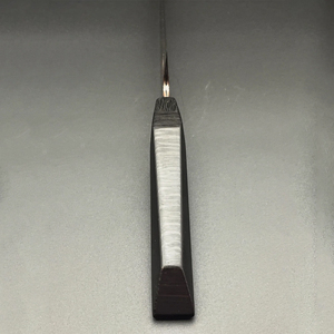 Cuchillo de cocina Santoku de cobre damasco artesanal premium con mango de madera cómodo para una preparación de alimentos eficiente - Product Image 6