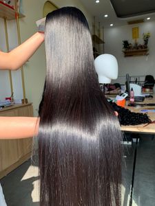 Peluca de Cabello Humano Vietnamita de un Solo Donante, con Encaje Frontal, Trama Única, Remy, Sedosa, Lisa y Ondulada, en Varios Colores, Extensiones de Cabello al por Mayor - Product Image 3