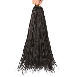 Extensions de cheveux synthétiques tressées en boîte, 14 pouces, style Mini <span class=keywords><strong>Mambo</strong></span> Twist, pour femmes afro – Vente chaude - Product Image 3
