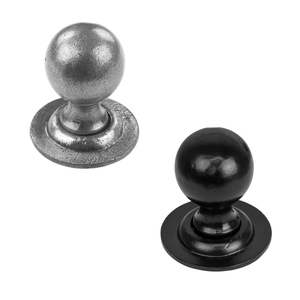 Pomo de Puerta de Metal con Acabado Negro para Hogar, Hotel, Puertas, Ventanas, Portones y Gabinetes, Herrajes y Herramientas - Product Image 4