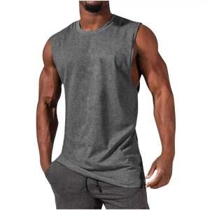 Débardeur de compression sans manches pour homme, amincissant, sculptant le ventre, avec broderie décorative, tricoté décontracté - Product Image 6