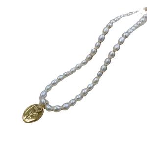 Collar de Perlas de Agua Dulce con Cuentas Pequeñas, Collar con Colgante de Moda para el Día de la Madre, Regalo de Joyería de Perlas - Product Image 5