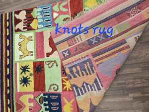 Alfombra hecha a mano de lana suave de alta calidad, antideslizante, ecológica, con diseño de mariposas, para sala de estar, habitaciones infantiles, hoteles, oficinas y hogar. - Product Image 2