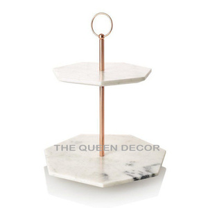 Soporte multiusos de acero inoxidable para pasteles, con acabado dorado, para servir cupcakes, postres y frutas, al mejor precio. - Product Image 2