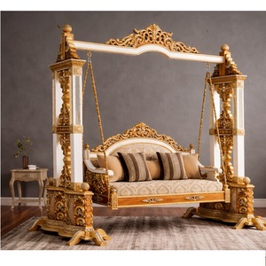 Columpio de lujo de madera tallada a mano estilo Indo-Occidental, columpio tradicional de palacio, columpios Onjhal, Australia - Product Image 2