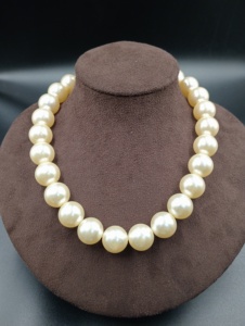 Classic Imitation <b>Pearl</b> Silver Gold Plated Flower Shape Jewelry <b>Set</b> Women's <b>Necklace</b> Earrings Wedding Gift Amaira Jewels - Product Image 3