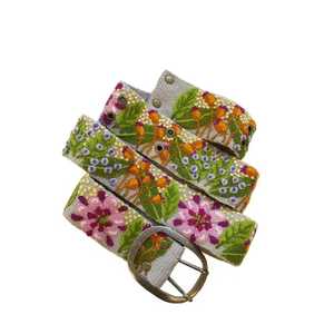 Ceinture brodée à la main, abordable, de style ethnique pour femmes, idéale pour les saris, les lehengas et les tenues décontractées - Product Image 2