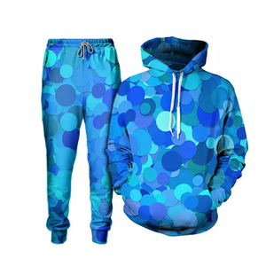 Service OEM, design élégant et tendance, ensemble de survêtement pour homme respectueux de l'environnement, matière douce très demandée, ensemble de survêtement pour homme par sublimation. - Product Image 4
