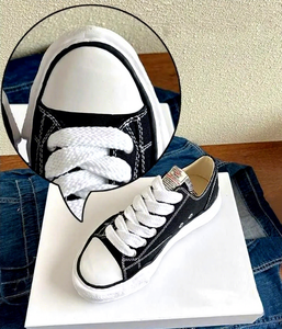 Zapatos Casuales de Lona Negros para Hombre, Modelo MMY de Maison MIHARA YASUHIRO - Product Image 3