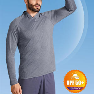 Chemises de pêche anti-humidité personnalisables, extensibles, UPF 50+, manches longues, vêtements marins pour la pêche en bateau côtier - Product Image 2