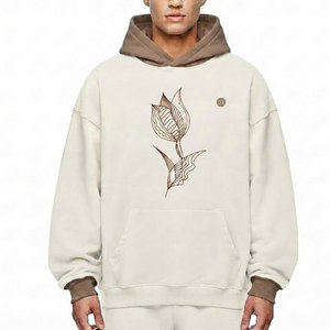 New Season Men Heavyweight Hoodies Warm <b>Thick</b> <b>Fleece</b> Pullover Hoodie With Comfortable Fit For Outdoor Casual Daily Wear - Product Image 1
