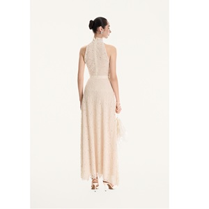 Jupes décontractées pour femmes de haute couture ELARA MIDI SKIRT en dentelle naturelle anti-plis, fabrication ODM, jupes longues pour femmes, Vietnam - Product Image 2