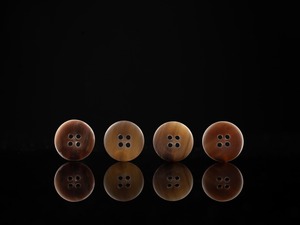 Botón en Blanco de Cuerno de Búfalo Natural al por Mayor para Accesorios de Ropa, Alta Calidad - Product Image 2