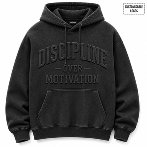 Best Selling <b>Three</b>-dimensional 3D Embossed Winter Hoodie Custom Logo Pure Cotton Circle Thick Embroidery Oversized Streetwear - Product Image 5
