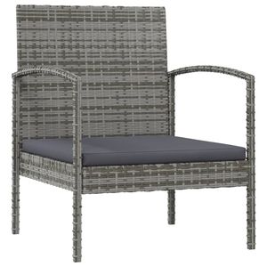 Ensemble de salon de jardin gris foncé - Product Image 6
