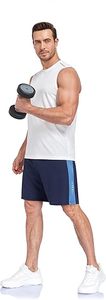 Factory Cheap Custom Logo Muscle Fit Plain Men's Tank Tops Sleeveless Workout 100% Cotton Gym tank Top for Men - Product Image 5