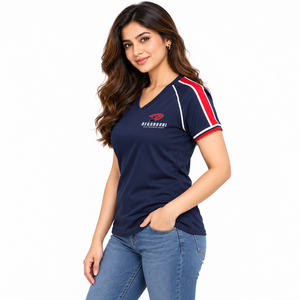 Camisetas de cuello en V de calidad premium para mujer, estilo básico y versátil, comodidad durante todo el día con un look moderno y duradero. - Product Image 3