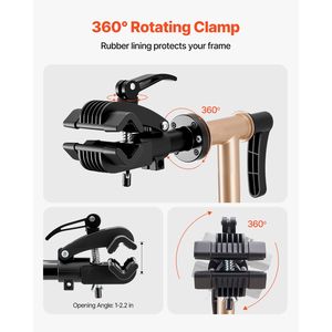 Soporte de Reparación de Bicicletas Resistente de 88 lb, Altura Ajustable de 41.3 a 59.8 con Bandeja Magnética para Herramientas, Soporte Plegable para Bicicletas - Product Image 3