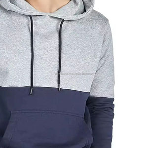 Sweatshirts à capuche pour hommes pull thermique en coton avec fermeture éclair motif imprimé 100% coton fabriqué au Pakistan - Product Image 6