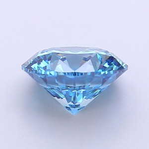 Diamant CVD cultivé en laboratoire, forme ronde, bleu vif fantaisie, clarté VS1, polissage excellent, qualité supérieure, pierre non montée pour bague - Product Image 2