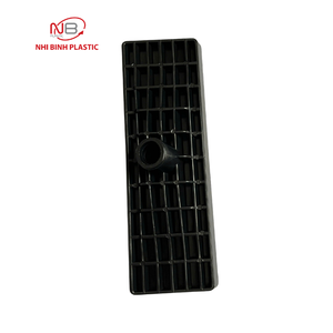 Bloque de Acabado de Superficie de Plástico PP Reciclado Negro Moldeado por Inyección OEM 227x65x55.38mm para Equipos de Limpieza Industrial ODM Personalizado - Product Image 2