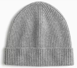 Bonnet en tricot unisexe de couleur unie, 100% acrylique, avec revers, style décontracté pour adultes, noir - Product Image 2