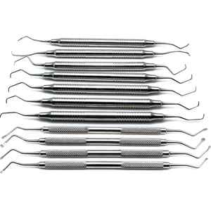 Durable Stainless Steel Manual <b>Dental</b> Scalers for Teeth <b>Cleaning</b> Plaque Calculus <b>Tool</b> High Quality Light Weight CE Certified - Product Image 6