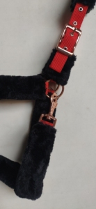 Licol de cheval en nylon réglable, doux et durable, avec longe et collier en polaire, vente en gros OEM - Product Image 3