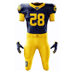 Customizable Cheap Sublimation Uniform Sets Breathable <b>Compression</b> Padded Pant and Jersey Sportswear Vintage American Uniform - Product Image 4