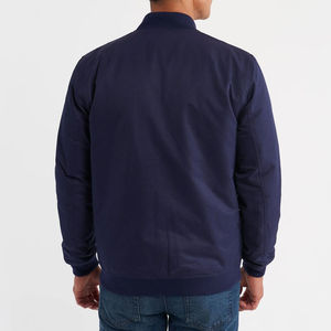 Custom Varsity Bomber Jacket Men's Stylish Lightweight Windbreaker Jacket Premium Quality OEM ODM Apparel - Product Image 4