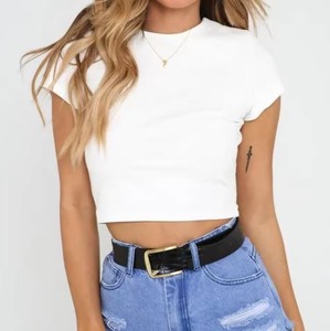 Ensemble de t-shirts et shorts pour femmes, vêtements de sport en coton, tenue de jogging d'été, décontractée, séchage rapide, ensembles pour femmes - Product Image 2