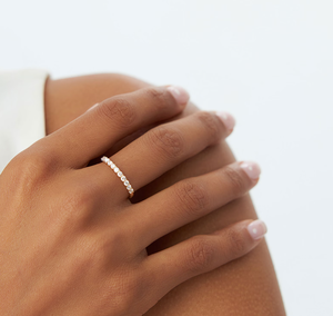 Bague de fiançailles pour femme en or 14 carats plaqué or, vintage, certifiée IGI, avec diamant de laboratoire taille brillant rond, à tige fendue, pour cadeau de mariage - Product Image 4