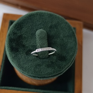 Diamond Gemstone <b>Rings</b> Minimalist Bar <b>Ring</b> Women Romantic Elegant <b>Thin</b> Stackable Gift - Product Image 1