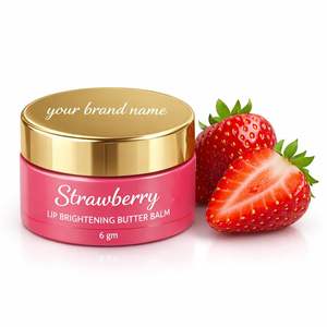 Bálsamo Labial Aclarante de Fresa de Marca Privada OEM al por Mayor, Bálsamo Hidratante con Manteca de Karité, Vitamina E y Extractos de Frutas - Product Image 1