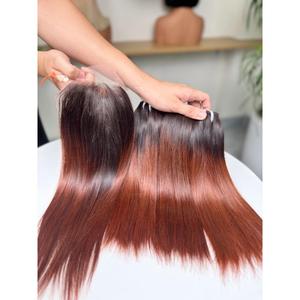 Closure en dentelle 5x5 pré-épilée, cheveux vietnamiens bruts, baby thin rose, vente en gros - Product Image 6