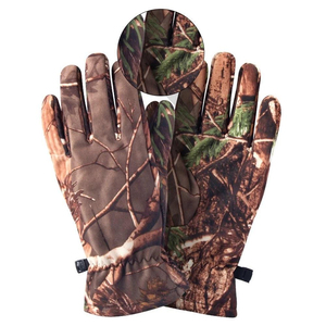Gants de chasse unisexes coupe-vent à manches longues et doigts entiers avec sangle de poignet réglable et fermeture auto-agrippante, logo personnalisé, taille ajustable - Product Image 4