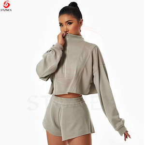 Sweat à capuche pour femme, streetwear d'hiver haut de gamme, en polaire respirant, séchage rapide, confortable, mode quotidienne, vêtements pour jeunes - Product Image 5
