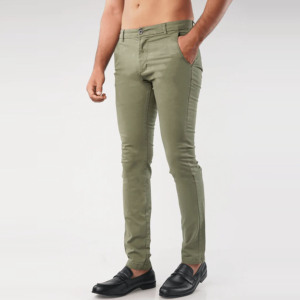 Men's Corduroy Pants Stonewashed Casual Straight Stretch Breathable Waterproof 100% Cotton Spring Fashion Office Wear - Product Image 1