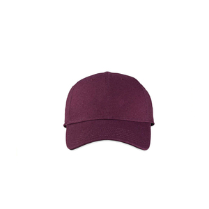 Casquette de baseball unisexe 6 panneaux, bleu marine uni, maille respirante, sportive, broderie, coton, ajustée, pour adulte, printemps-été - Product Image 5