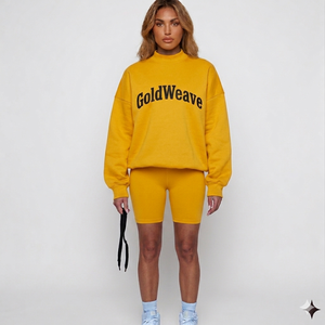 Sweat-shirt à col montant, design minimaliste, coupe oversize, en coton, chaud, pour l'hiver, style streetwear décontracté, style épuré, haut tendance - Product Image 1