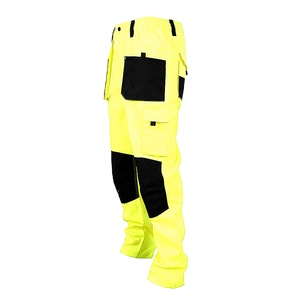 Pantalon de travail de sécurité en polyester pour hommes, ANSI Classe 1 EN ISO 3, imperméable, avec LED clignotante, haute visibilité, décontracté, réfléchissant, logo personnalisé, couleur au choix - Product Image 4