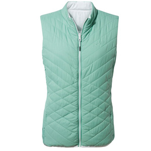 Gilet matelassé léger et chaud pour femme, style décontracté, avec fourrure, pour l'hiver, coupe-vent, pour grandes tailles - Product Image 6