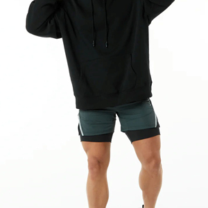 Smoother and Softer 80% Nylon 20% Elastane Hunter Green Mens <b>Compression</b> Lined Woven Training <b>Short</b> OEM Service Custom - Product Image 2