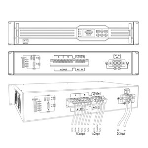 อินเวอร์เตอร์แบบแร็คคลื่นไซน์บริสุทธิ์เฟสเดียว 220V/230V 3KVA 24V พร้อมจอแสดงผลพลังงานแบบเรียลไทม์ ความถี่เอาต์พุต 50Hz/60Hz - Product Image 5
