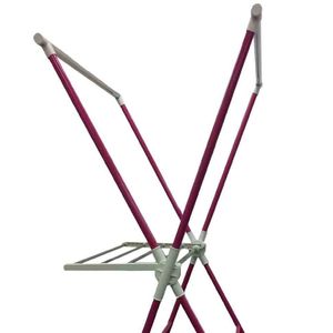 Stendibiancheria Pieghevole Rosa Regolabile da 51 Pollici, Pratico Organizzatore Domestico - Product Image 3
