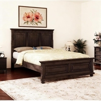 Cadre de lit king size en bois massif de qualité supérieure, fait main, luxe, mobilier de chambre à coucher haut de gamme avec pied de lit.